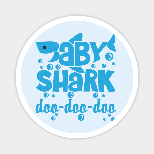 Baby Shark Magnet by SparkleArt